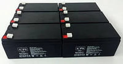 12V 3.4 Ah Replacement Battery 6 Pack E11795