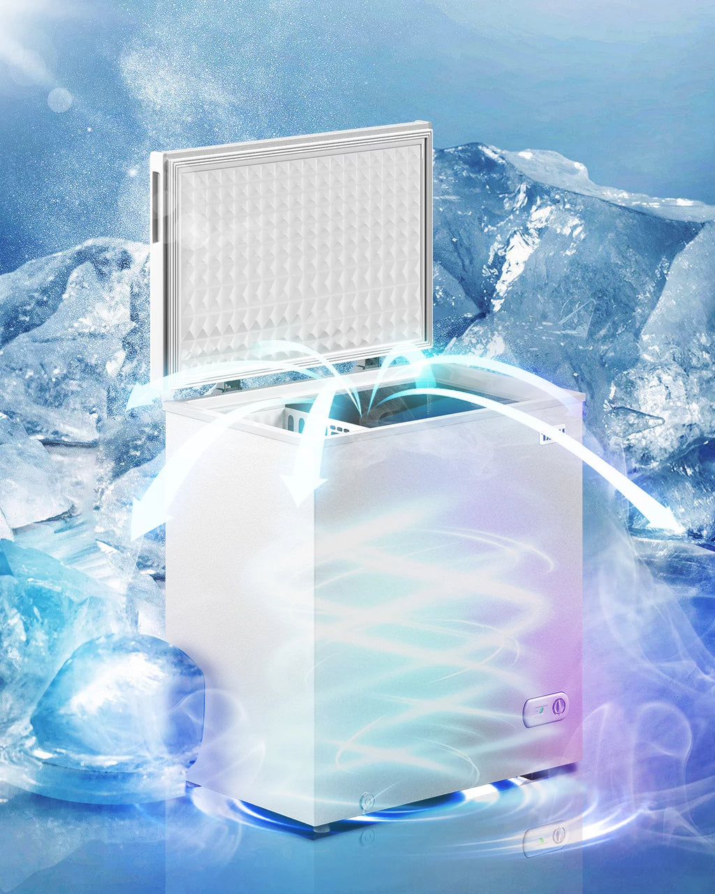 5.0 Cu ft Chest Freezer with Removable Basket I28687
