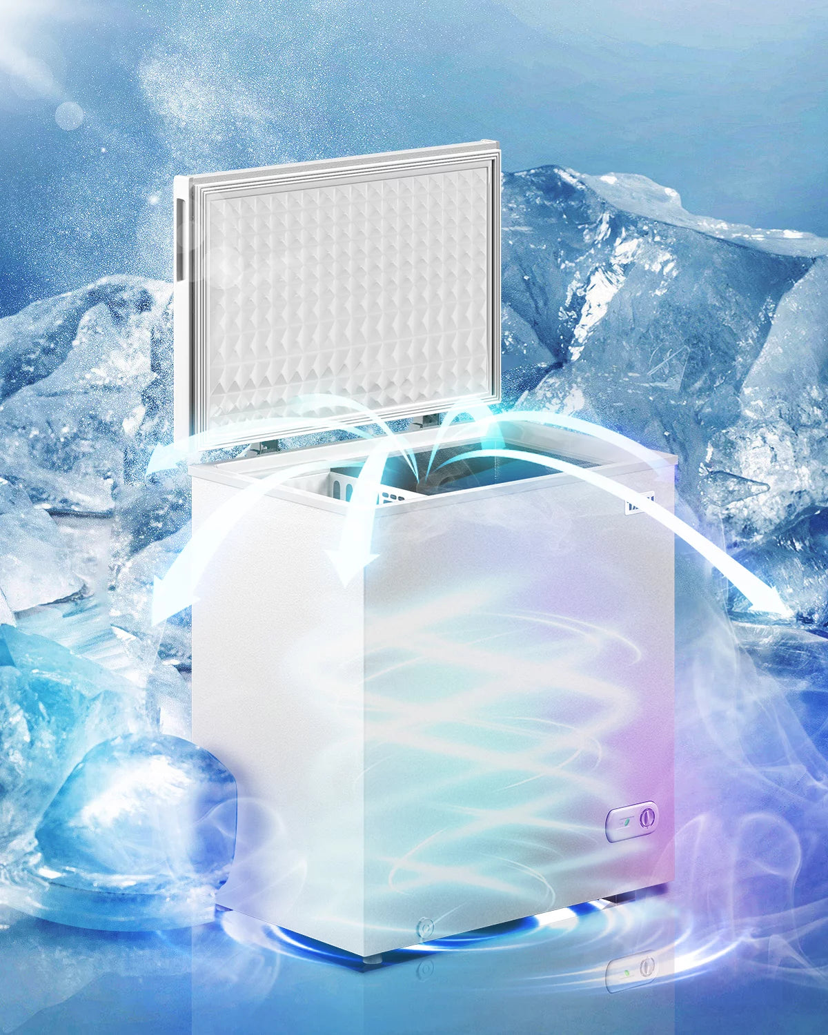 5.0 Cu ft Chest Freezer with Removable Basket I28687