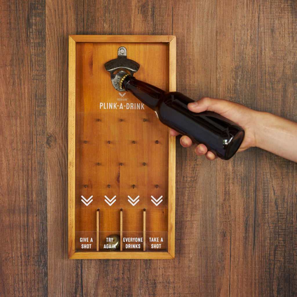 Wall Mounted Bottle Opener & Catcher H51400