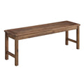 Brown Acacia Wood Patio Bench V436
