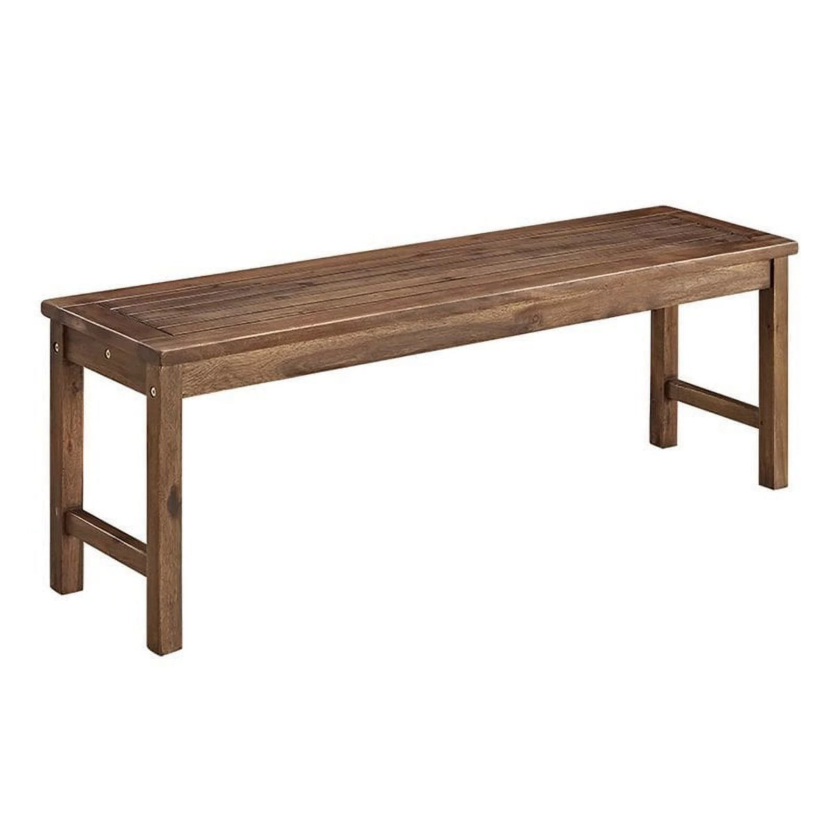 Brown Acacia Wood Patio Bench V436