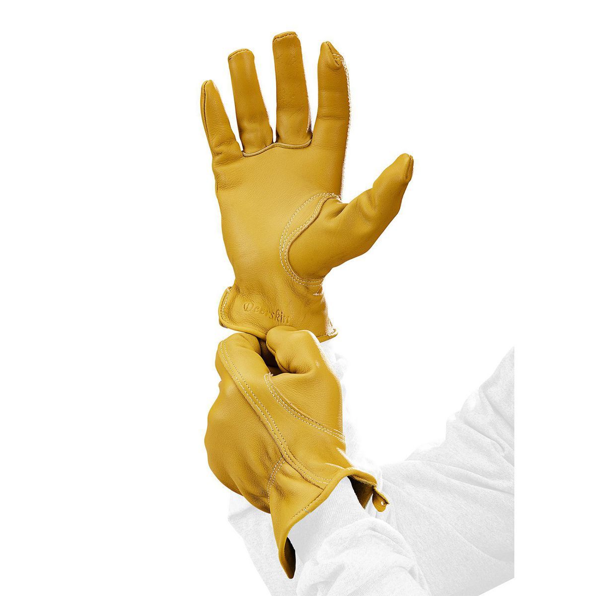 Deerskin Leather Work Gloves Large P282701