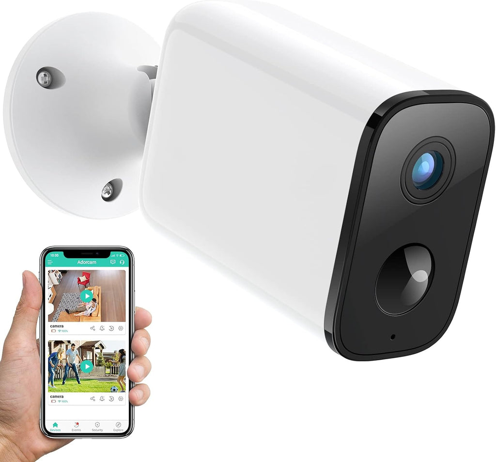 White Security Camera J239