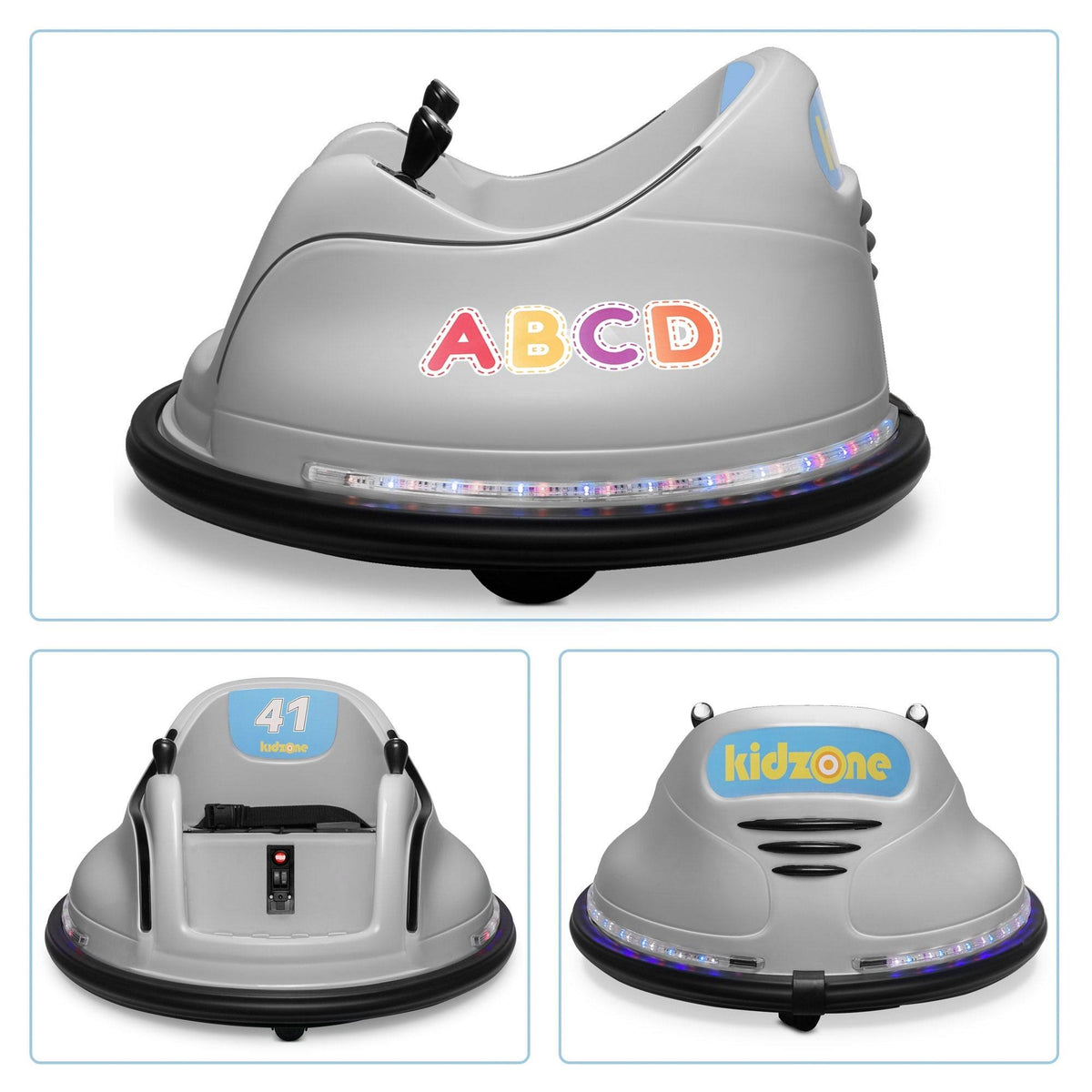 12V 2 Speed Bluetooth Electric Ride on Bumper Car with Remote Control X992