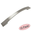 Satin Nickel Cabinet Hardware Arch Handle Pull 10 Pack D311