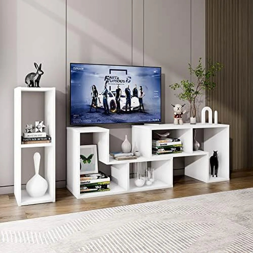 50 55 60 65 Inch TV Stand with Open Shelves N650