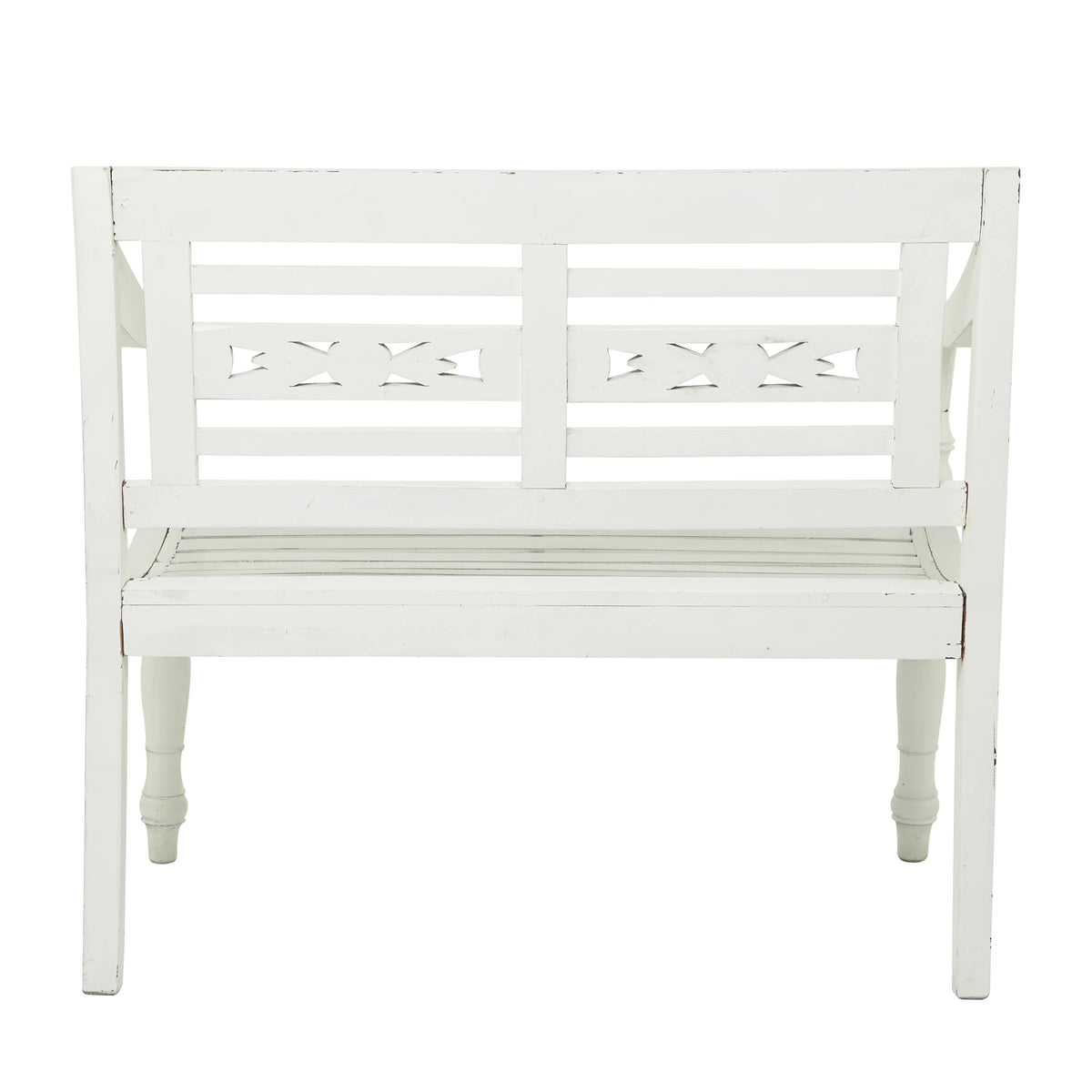 White Wood Bench V88082