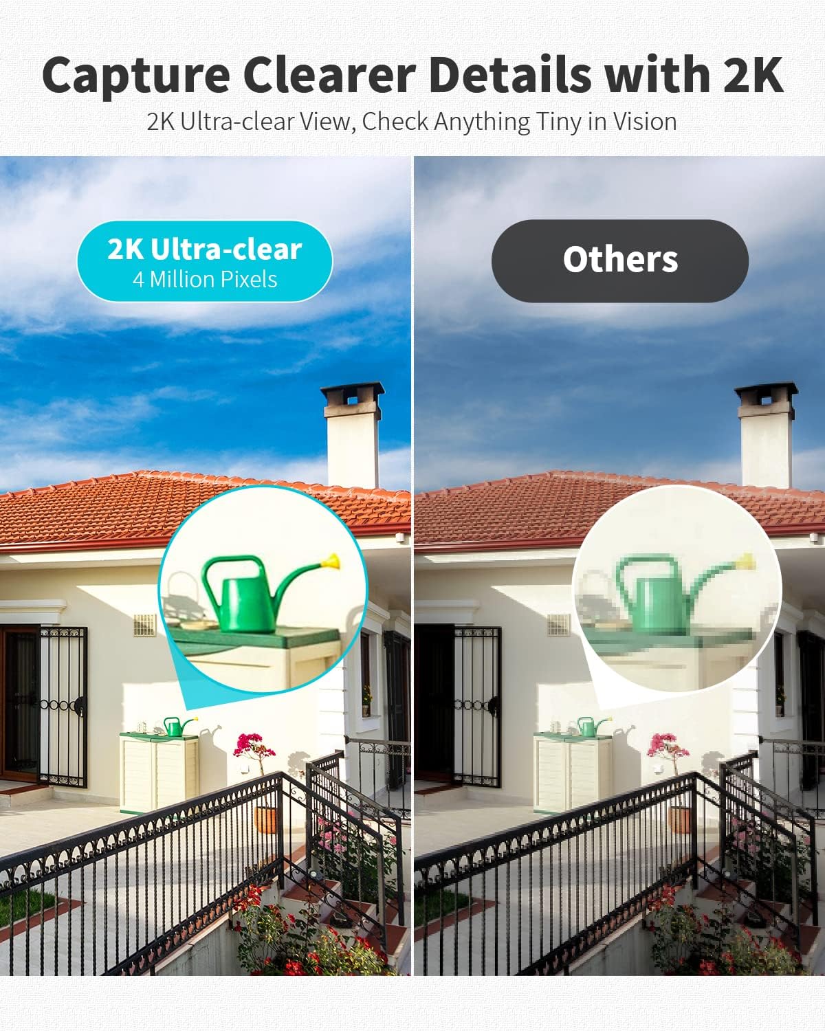 2K Spotlight Camera with Color Night Vision X564