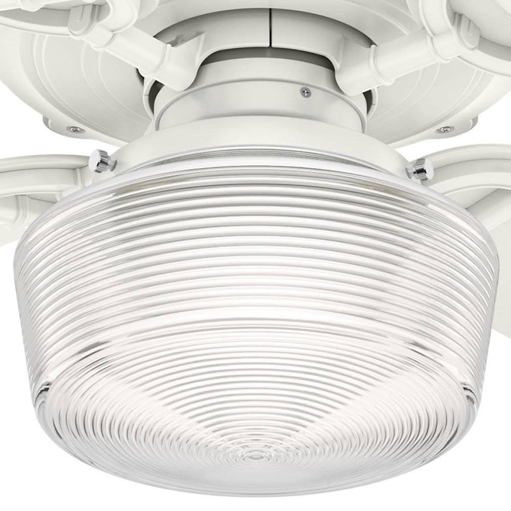 Fresh White Ceiling Fan with Light B6883