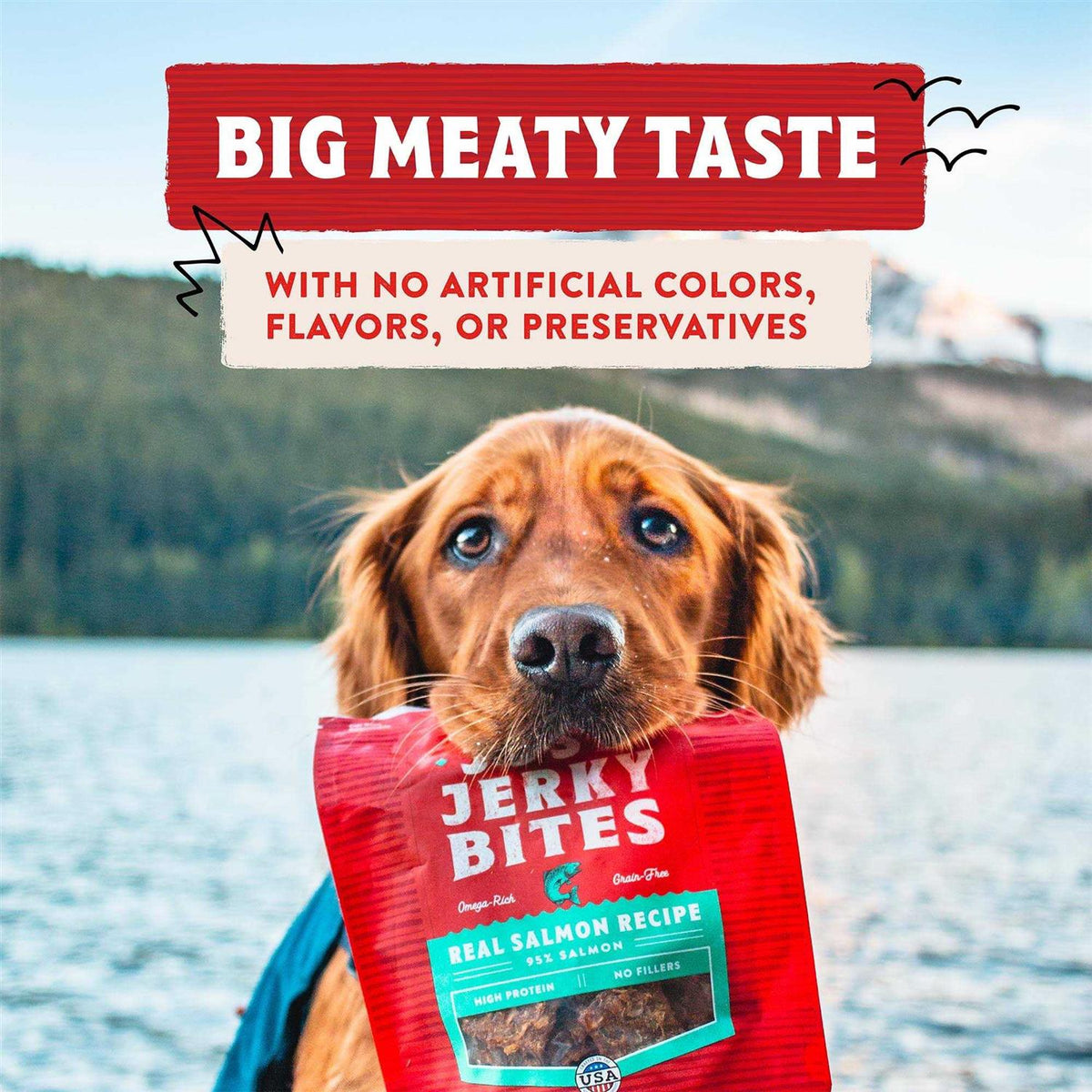 Just Jerky Bites Dog Treats U234