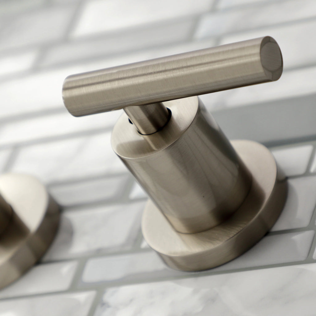 2-Handle Wall Mount Roman Tub Faucet Brushed Brass K178