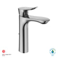 Single Handle Semi-Vessel Bathroom Sink Faucet, Brushed Nickel P55769