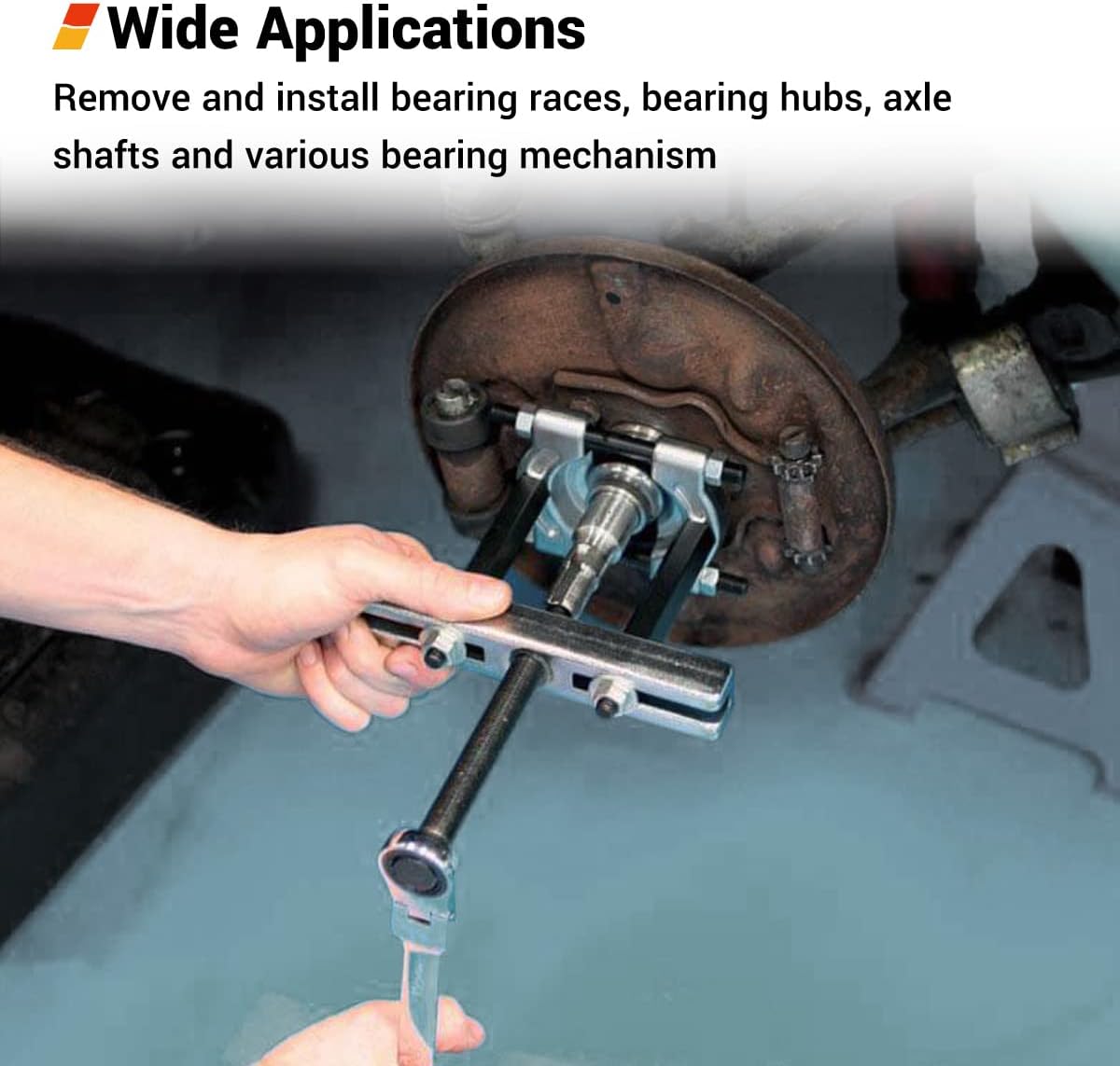 12 Pcs 5 Ton Capacity Wheel Bearing Removal Tool Set L918859