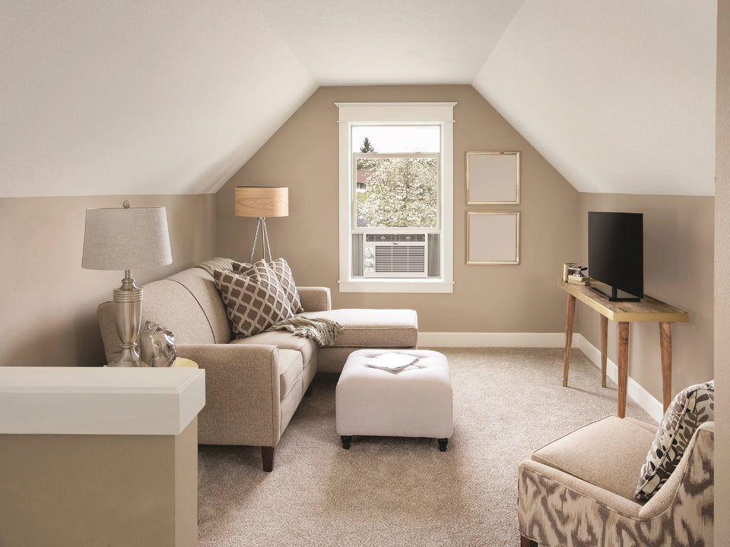 5,000 BTU 150 Sq Ft Mechanical Window Air Conditioner, White V3444