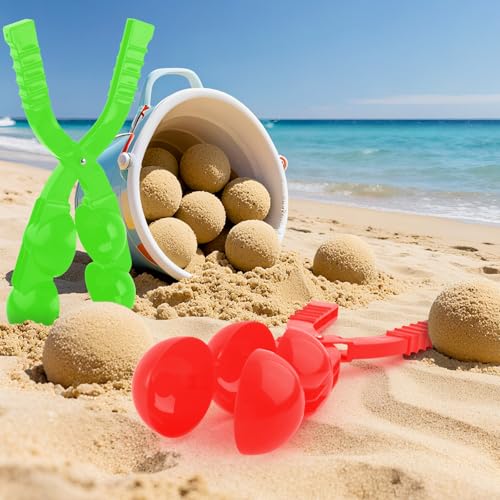 4 Pack Large Snowball Maker Tool with Handle G108