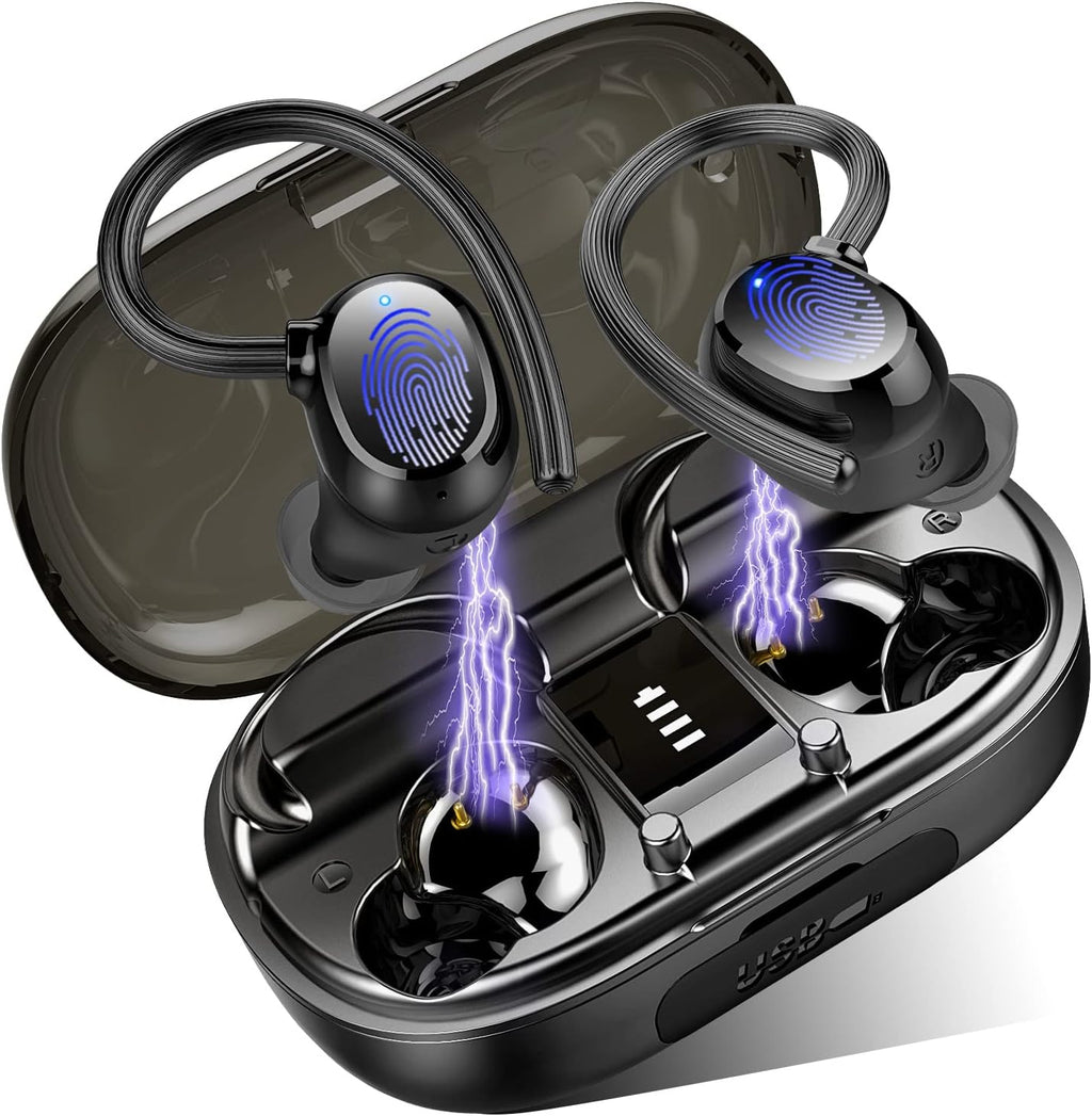 Wireless Bluetooth 5.1 Earbuds with Mic, IP7 Waterproof, Pack of 2 W371