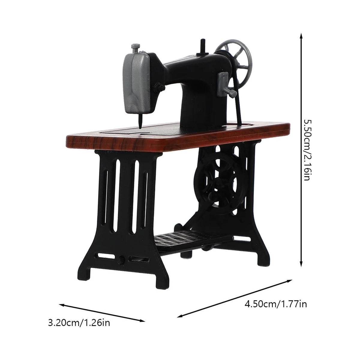 Miniature Wooden Dollhouse Furniture Sewing Machine B207807