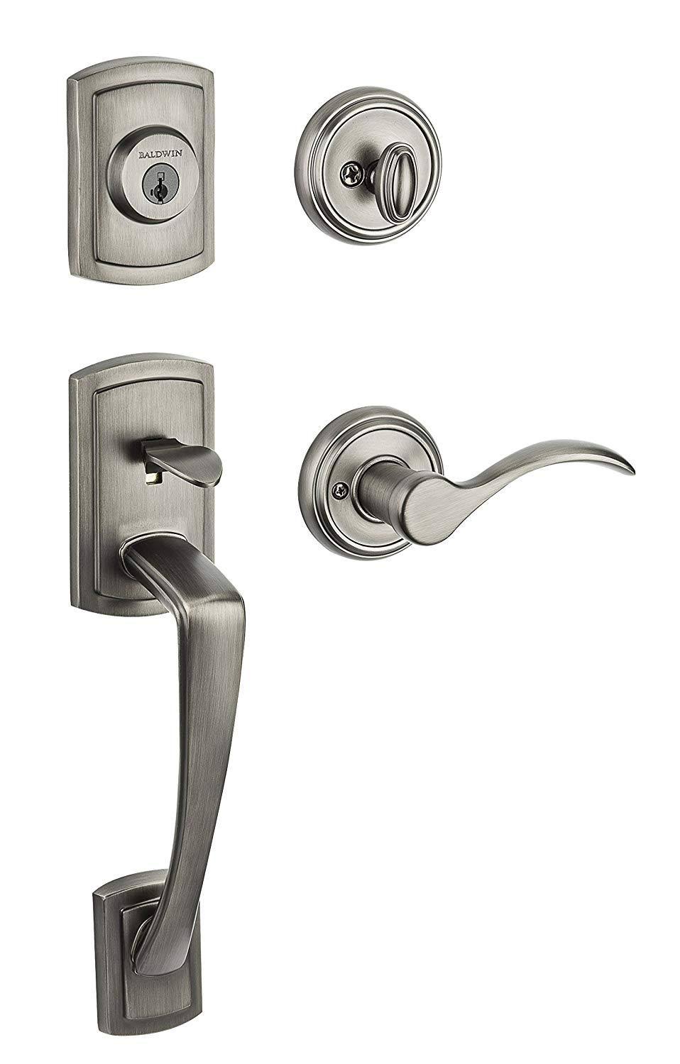 Slate Single Cylinder Handleset with Tobin Lever Q74925