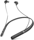 Black Bluetooth Neckband Headphones with Magnetic Earbuds G374